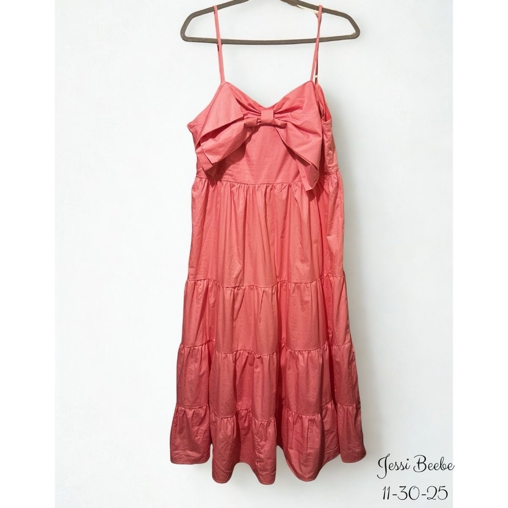 Chic Soul Pink Bow-Tie Dress - Picture 2 of 4